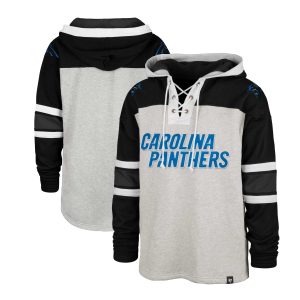 Carolina Panthers Men's Up Pullover Hoodie '47 Gridiron Lace